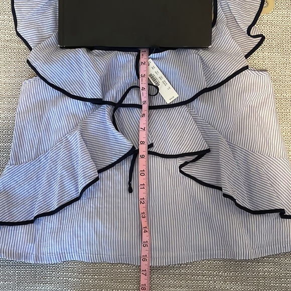 JCrew Ruffle Sleeve Top - Picture 7 of 7